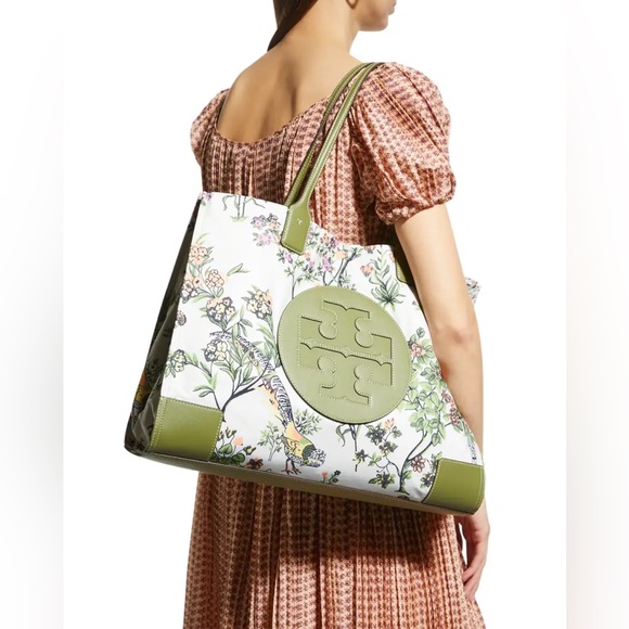 Tory Burch Women's Ella Nylon Printed Tote - Picture 4 of 4